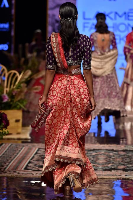 Jayanti Reddy Banarasi Silk Saree with Blouse 