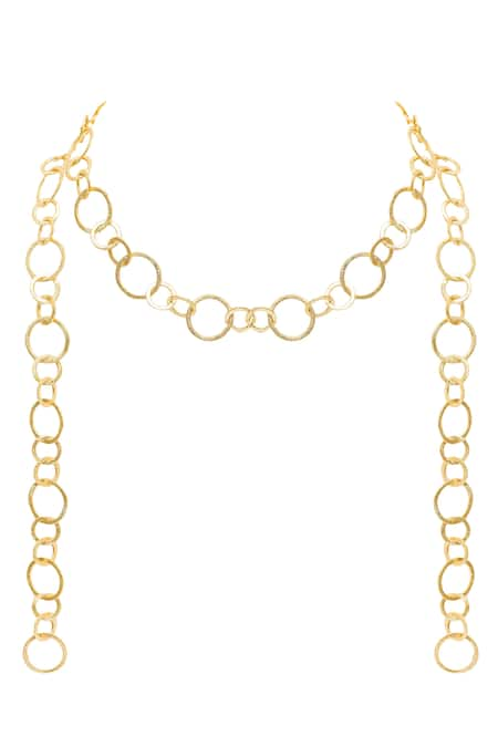 Varnika Arora Gold Plated Layered Choker