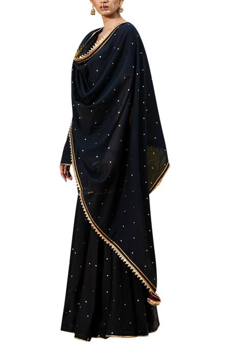 Kharakapas Polka Dotted Dupatta 