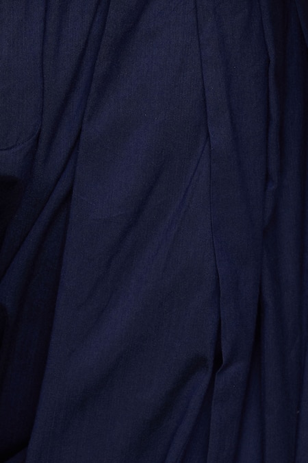 Buy Pranay Baidya Blue Cotton Silk Patiala Pant Online at Aza Fashions Buy_Pranay Baidya_Blue Cotton Silk Patiala Pant_Online_at_Aza_Fashions