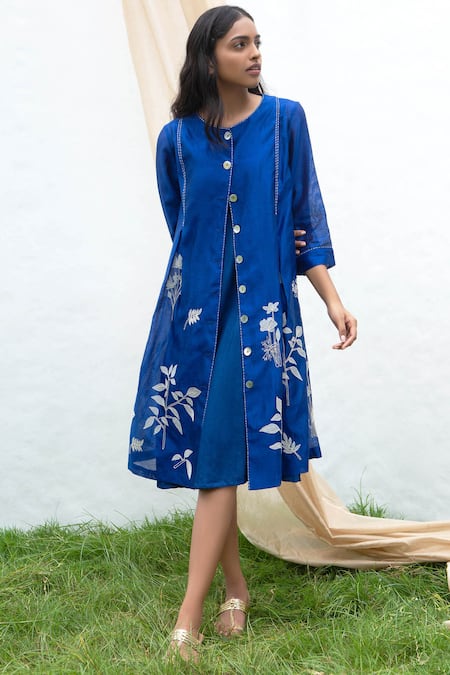 Payal Pratap Chanderi Embroidered Kurta  