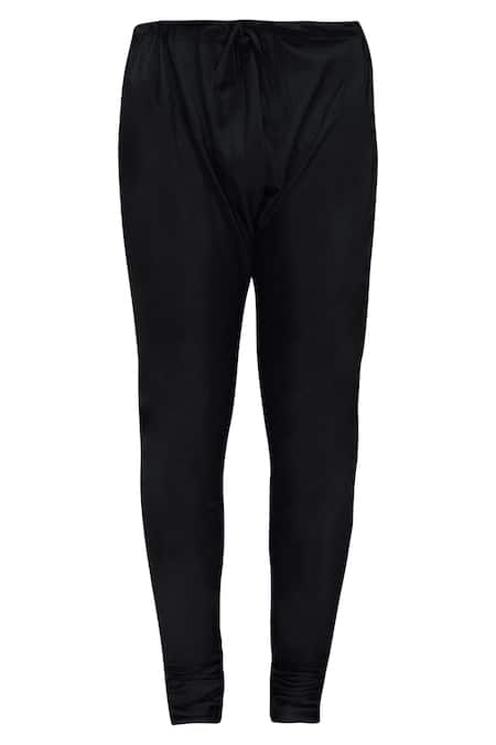 Shop_Manish Nagdeo_Black Silk Bundi Kurta Set_Online_at_Aza_Fashions