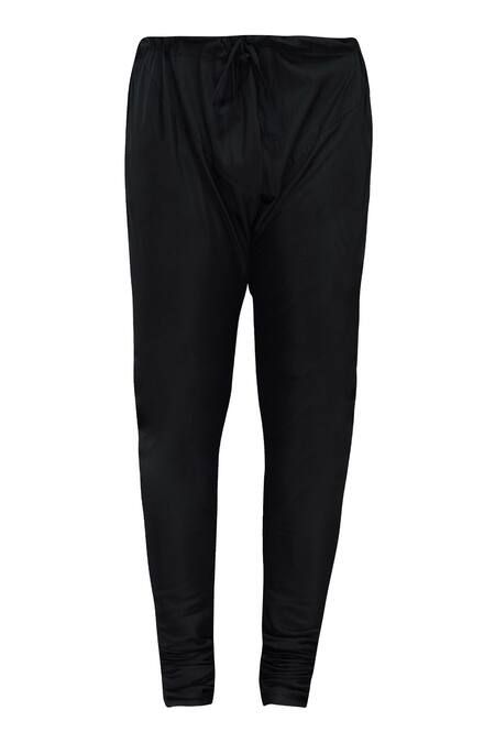 Shop_Manish Nagdeo_Black Silk Bundi Kurta Set _Online_at_Aza_Fashions