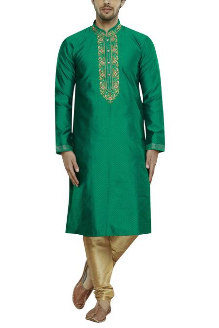 Arihant Rai Sinha Gold Embroidered Kurta Set