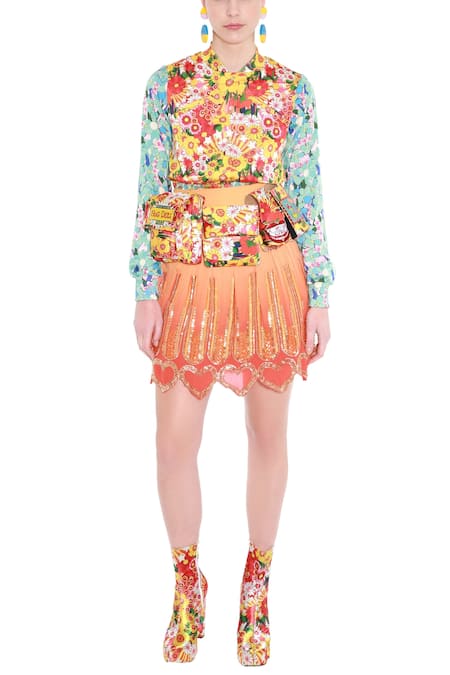 Manish Arora Embellished Skirt 