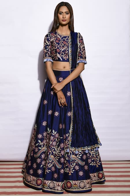 Swati Vijaivargie Embroidered Bridal Lehenga Set 