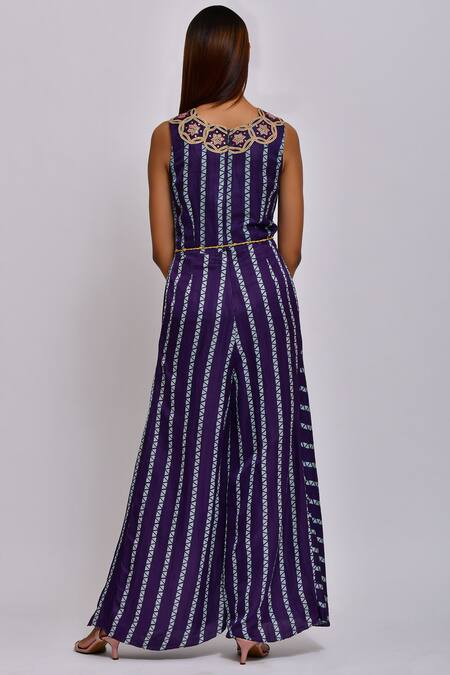 Swati Vijaivargie  Printed Flared Jumpsuit 
