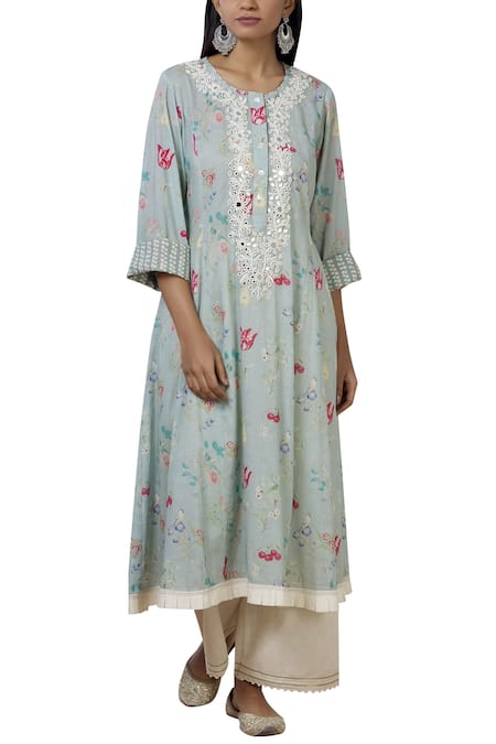 Aditi Beriwala Organic Cotton Embroidered Kurta 