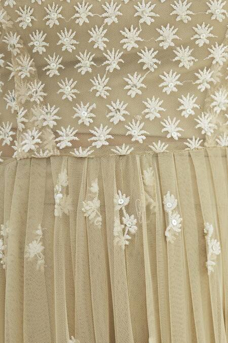 Shop Astha Narang Beige Net Round Embroidered Anarkali Palazzo Set Online at Aza Fashions Shop_Astha Narang_Beige Net Round Embroidered Anarkali Palazzo Set _Online_at_Aza_Fashions