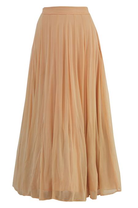 Shop Astha Narang Peach Net, Georgette Embroidered Kurta Lehenga Set Online at Aza Fashions Shop_Astha Narang_Peach Net, Georgette Embroidered Kurta Lehenga Set _Online_at_Aza_Fashions