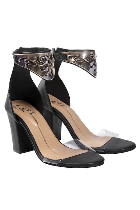 yeeeeeouch!! laser cut leather heels #MillionDollarShoppersDanielle. |  Leather heel shoes, Laser cut leather, Leather heels