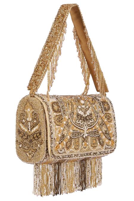 Lovetobag_Embellished Flapover Clutch_Online_at_Aza_Fashions