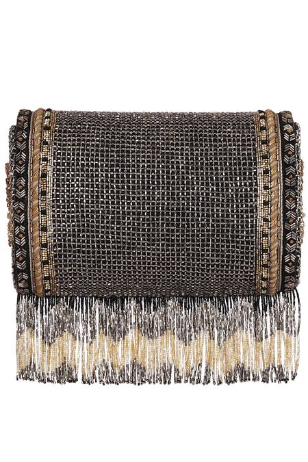 Lovetobag_Embellished Flapover Clutch_Online_at_Aza_Fashions