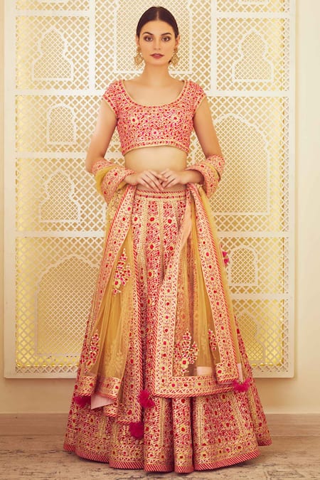 Shyam Narayan Prasad Raw Silk Lehenga Set 