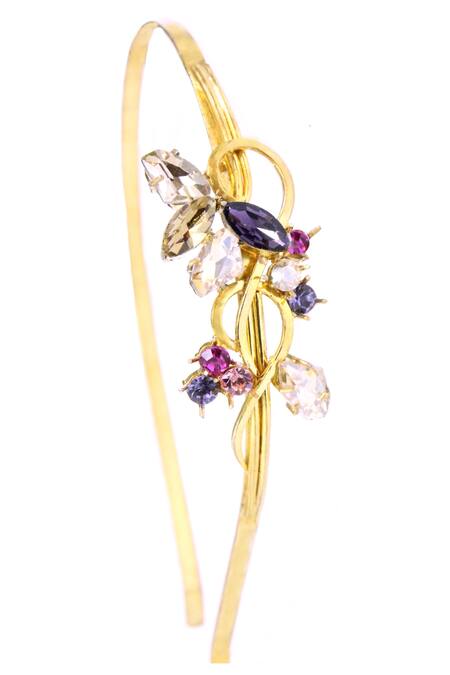 Shop Ornamaas Crystal Hairband at Aza Fashions Shop_Ornamaas_Crystal Hairband_at_Aza_Fashions