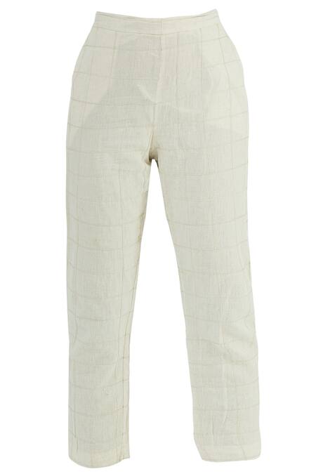 Top Seller | Mahak Parallel Cotton Linen Trousers: Reepeat
