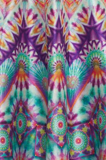Buy_Siddhartha Bansal_Multi Color Dupion Tie Dye Maxi Skirt_Online_at_Aza_Fashions