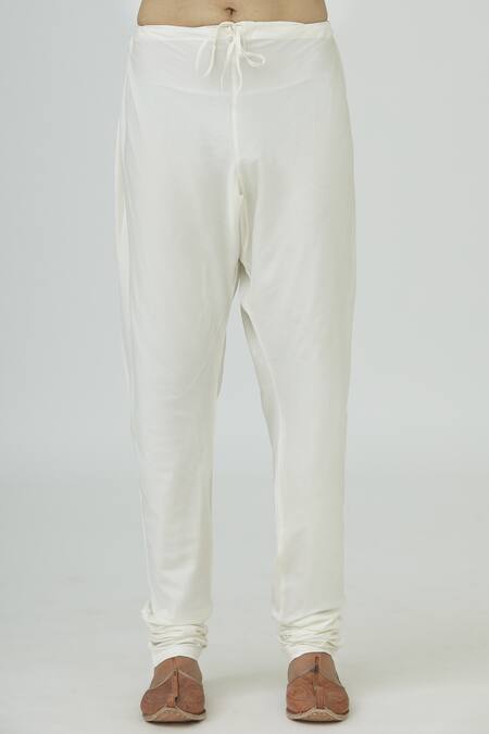 Shop_Vanshik_Silver Silk Bundi Kurta Set _Online_at_Aza_Fashions