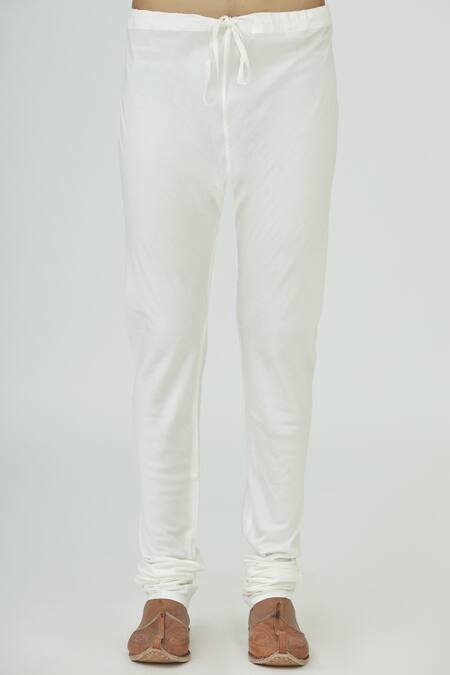 Shop_Vanshik_Peach Brocade Silk Sherwani Set _Online_at_Aza_Fashions