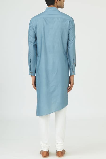 Dhruv Vaish Cotton Silk Kurta Set 