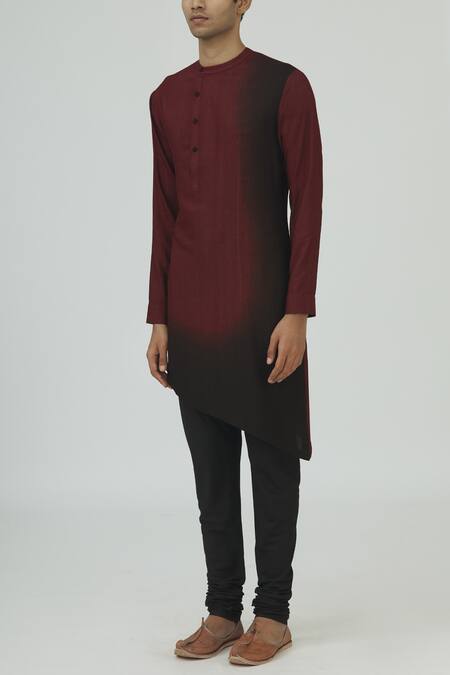 Buy Dhruv Vaish Black Silk, Terry Dyed Kurta Set Online at Aza Fashions Buy_Dhruv Vaish_Black Silk, Terry Dyed Kurta Set _Online_at_Aza_Fashions