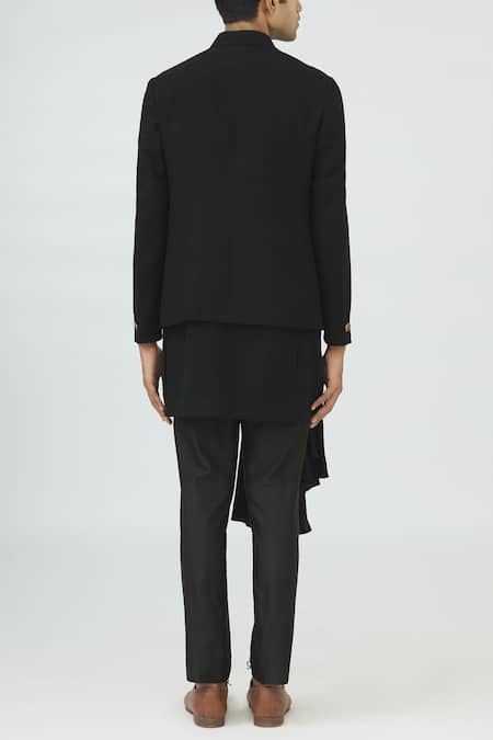 Dhruv Vaish Silk Sherwani Set 