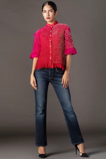 Twenty Nine Silk Bandhani Shirt 