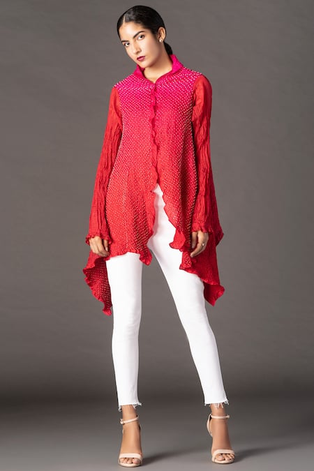 Twenty Nine Silk Bandhani Top