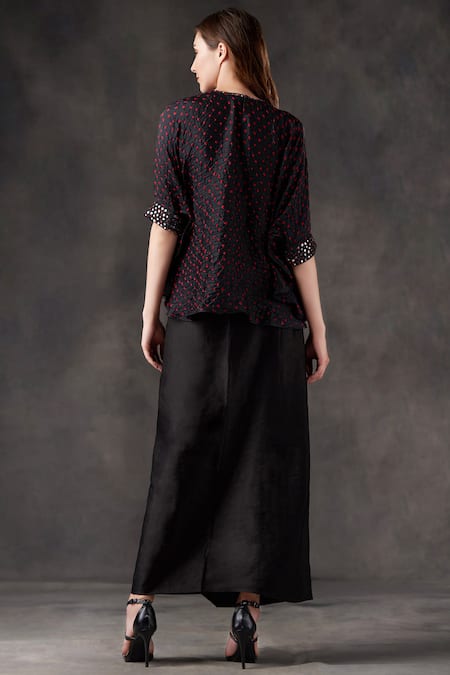 Twenty Nine Gajji Silk Bandhani Top