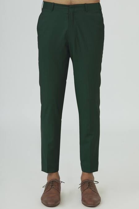 Shop Mapxencars Green Silk Blazer Jacket Set Online at Aza Fashions Shop_Mapxencars_Green Silk Blazer Jacket Set_Online_at_Aza_Fashions