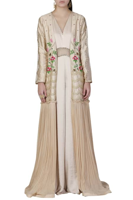 Limerick by Abirr N' Nanki Jumpsuit with Embroidered Jacket 