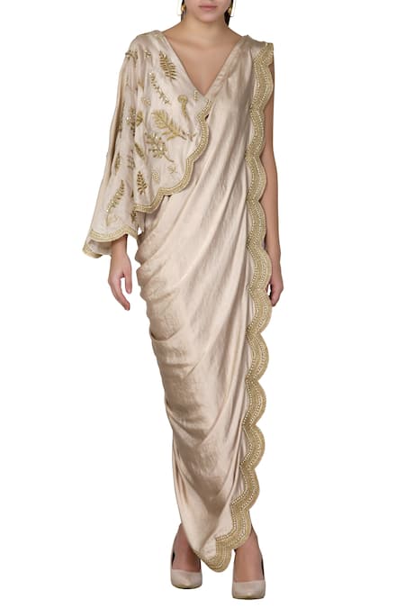 Limerick by Abirr N' Nanki Pre-Draped Saree Dress 