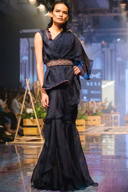 Ridhi Mehra Organza Saree Set 