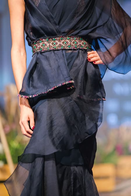 Ridhi Mehra Organza Saree Set 