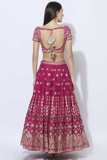 Esha Koul Embroidered Bridal Lehenga Set 