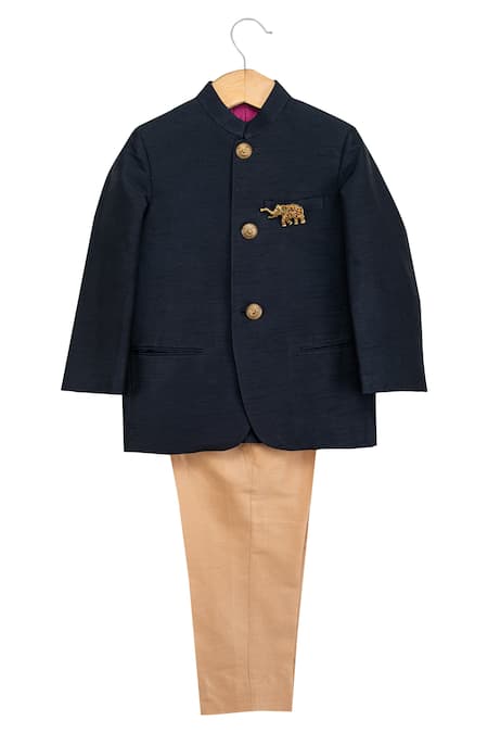 Minikin Silk Jacket Set 