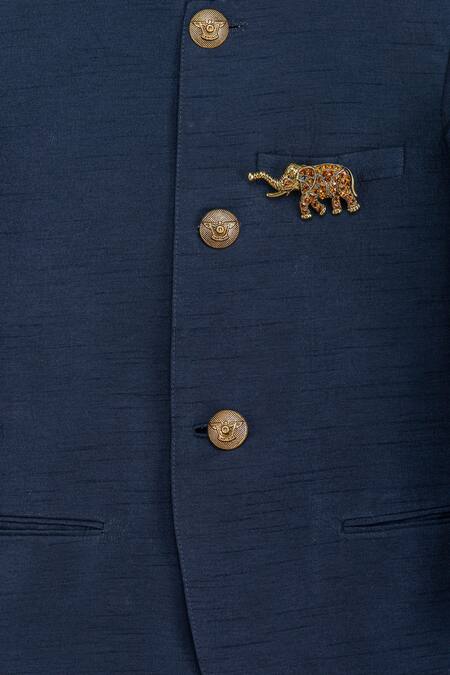 Buy_Minikin_Beige Silk, Taffeta Jacket Set _Online_at_Aza_Fashions