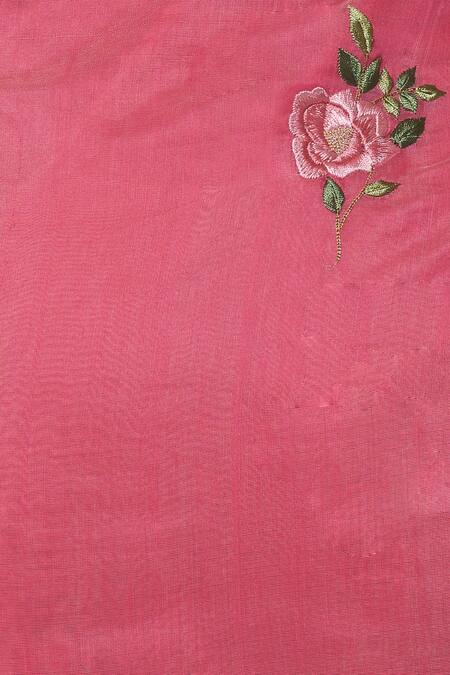 Shop Prama By Pratima Pandey Pink Silk Chanderi Saree Online at Aza Fashions Shop_Prama By Pratima Pandey_Pink Silk Chanderi Saree _Online_at_Aza_Fashions
