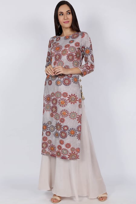 Natasha J Embellished Kurta Palazzo Set 