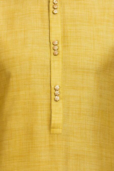 Poonam Kasera_Green Moonga Dupian Silk Embroidered Jacket Kurta Set_at_Aza_Fashions