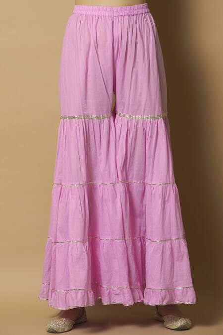 Shop Kunwarani Ritu Green Georgette Band Chikankari Kurta Sharara Set Online at Aza Fashions Shop_Kunwarani Ritu_Green Georgette Band Chikankari Kurta Sharara Set _Online_at_Aza_Fashions