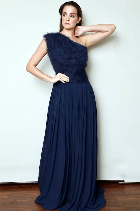 Swatee Singh One Shoulder Gown 