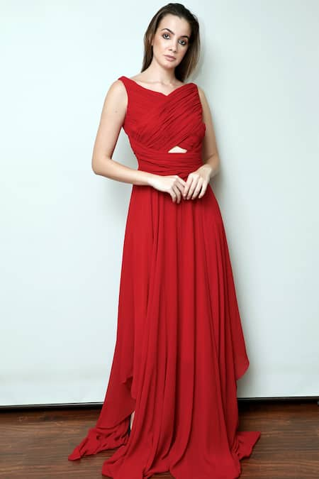 Swatee Singh Pleated Gown 