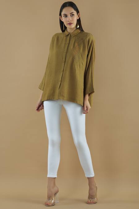 Yavi Wool Embroidered Shirt 