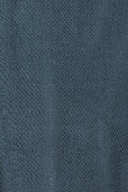 Shop_Yavi_Blue Wool Stole _Online_at_Aza_Fashions