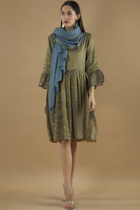Yavi Blue Wool Stole