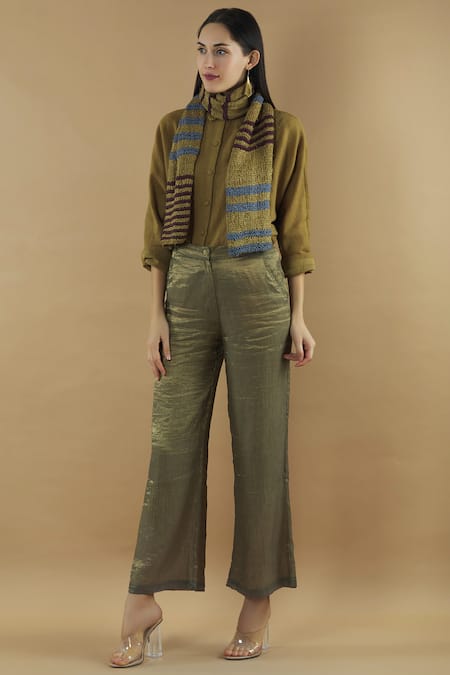 Yavi Beige Wool Stole