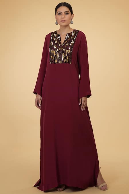Talking Threads  Embroidered Kaftan 
