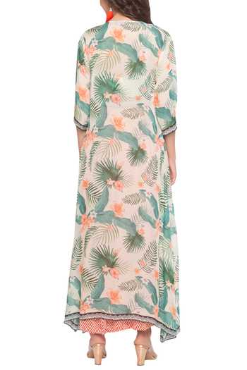 Soup By Sougat Paul Printed Jacket Pant Set 