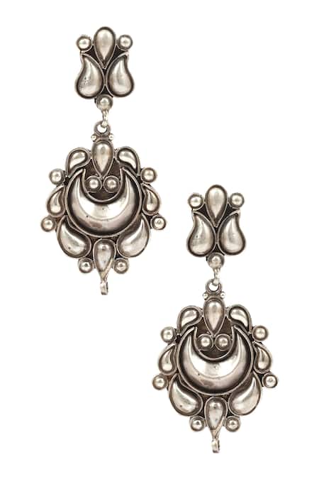 Sangeeta Boochra Carved Danglers 